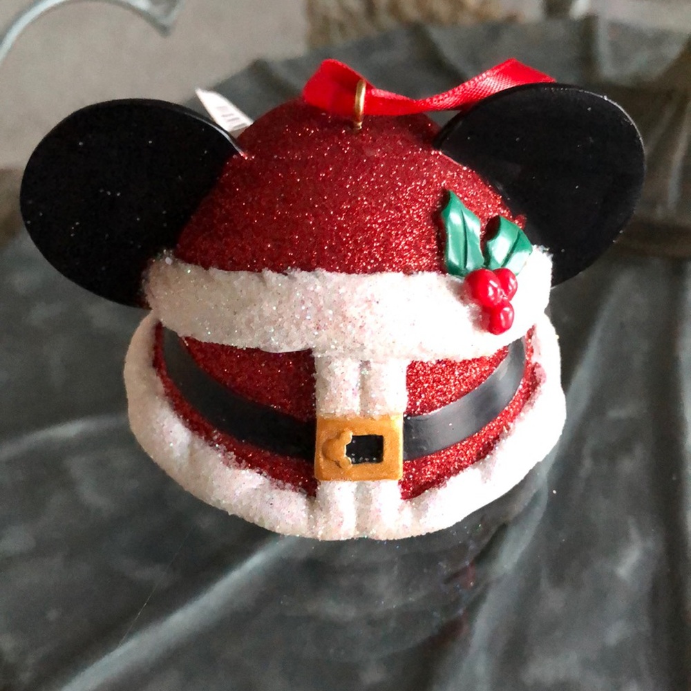 Disney Parks Santa Mickey Hand Painted Xmas Ornament - Picture 5 of 10